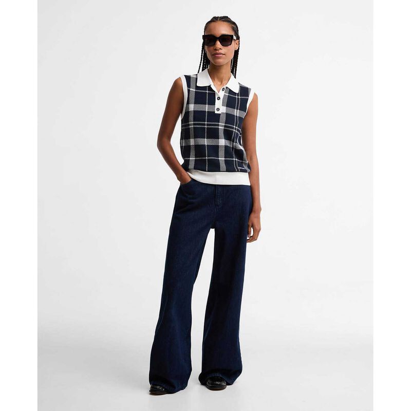 Barbour Allerdale Tartan Knitted Vest image number 3